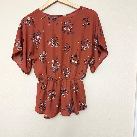 COPY - Sienna Sky Floral Blouse - Picture 2 of 2